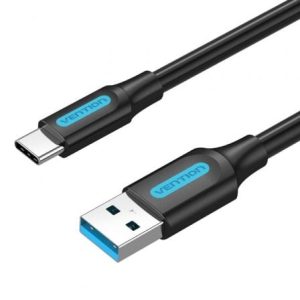 Cabo USB 3.0 Tipo-C Vention COZBD/ USB Macho - USB Tipo-C Macho/ 5Gbps/ 50cm/