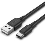 Cable USB 2.0 Tipo-C Vention CTHBH/ USB Tipo-C Macho - USB Macho/ 480Mbps/ 2m/ Negro