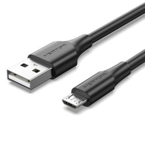 Cabo USB 2.0 Vention CTIBF/ USB Macho - MicroUSB Macho/ 480Mbps/ 1m/ Preto