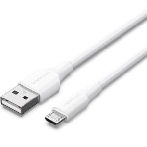 Cabo USB 2.0 Vention CTIWF/ USB Macho - MicroUSB Macho/ Até 60W/ 480Mbps/ 1m/ Bran