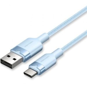 Cabo USB 2.0 Tipo-C Vention CTNLF/ USB Tipo-C Macho - USB Macho/ Até 60W/ 480Mbps/