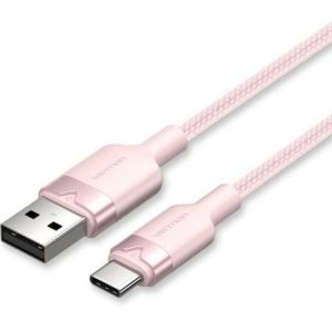 Cabo USB 2.0 Tipo-C Vention CTNPF/ USB Tipo-C Macho - USB Macho/ Até 60W/ 480Mbps/