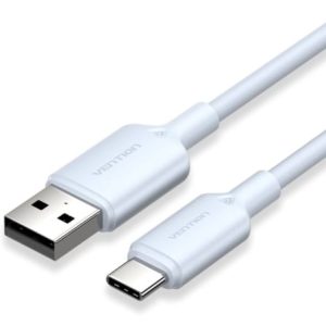 Cabo USB 2.0 Tipo-C Vention CTQLF/ USB Tipo-C Macho - USB Macho/ Até 60W/ 480Mbps/