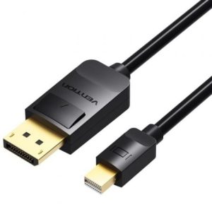 Cabo Mini DisplayPort 1.4 4K Vention HAABH/ Mini DisplayPort Macho - DisplayPort Macho/ 2m/ Pre