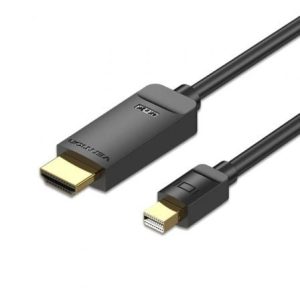 Cabo Conversor Vention HAHBH/ Mini DisplayPort Macho - HDMI Macho/ 2m/ Preto