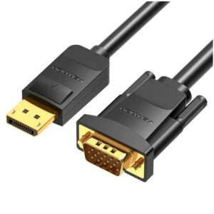 Cabo Conversor Vention HBLBG/ DisplayPort Macho - VGA Macho/ 1,5m/ Preto