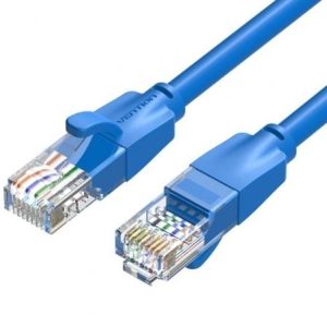 Cabo de Rede RJ45 UTP Vention IBELG Cat.6/ 1,5m/ Azul