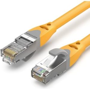 Cabo de Rede RJ45 SFTP Vention IBHYQ Cat.6A/ 20m/ Amarelo