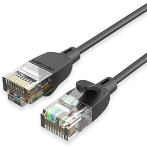 Cabo de Rede RJ45 UTP Vention IBIBF Cat.6A/ 1m/ Preto