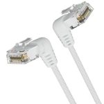 Cabo de Rede RJ45 UTP Vention IBOWG Cat.6A/ 1,5m/ Cabeça Rotativa 360º/ Branco