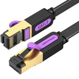 Cabo de Rede RJ45 SFTP Vention ICDBG Cat7/ 1,5m/ Preto
