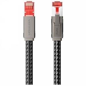 Cabo de Rede RJ45 SFTP Vention IKMHI Cat.8/ Gaming/ 3m/ Cinzento