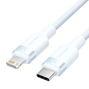 Cabo USB Tipo-C Lightning Vention LALSH/ USB Tipo-C Macho - Lightning Macho/ 27W/ 480Mbps/
