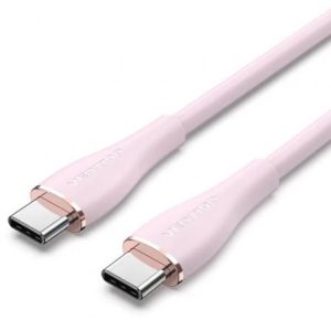 Cabo USB 2.0 Tipo-C Vention TAWPF/ USB Tipo-C Macho - USB Tipo-C Macho/ Até 100W/