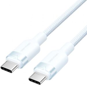 Cabo USB 2.0 Tipo-C 3A Vention TRDSF/ USB Tipo-C Macho - USB Tipo-C Macho/ Até 60W