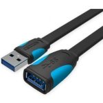 Cabo Extensor USB 3.0 Vention VAS-A13-B200/ USB Macho - USB Fêmea/ 5Gbps/ 2m/ Preto e Azul