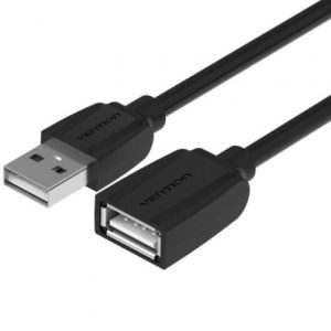 Cabo Extensor USB 2.0 Vention VAS-A44-B500/ USB Macho - USB Fêmea/ 5m/ Preto