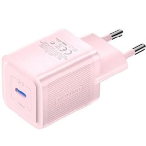 Carregador de Parede GaN Vention FEPP0-EU/ 1xUSB Tipo-C/ 20W