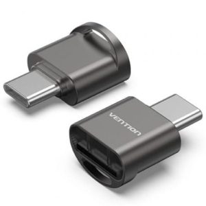 Leitor de Cartões Externo Vention CLMH0/ USB Tipo-C