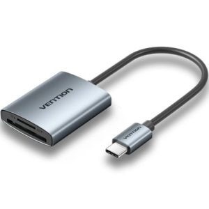 Leitor de Cartões Externo Vention CLOHB/ USB Tipo-C