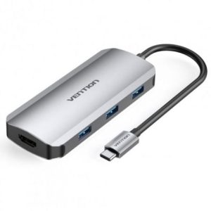 Docking USB Tipo-C Vention TOFHB/ 1xHDMI/ 3xUSB/ 1xUSB Tipo-C/ 1xUSB T
