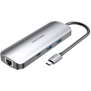 Docking USB Tipo-C Vention TOMHB/ 1xHDMI 4K/ 2xUSB/ 1xUSB Tipo-C/ 1xUS