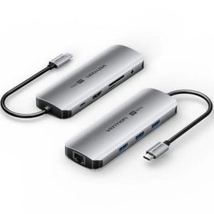 Docking USB Tipo-C Vention TQLHB/ 1xHDMI 4K/ 3xUSB/ 1xUSB Tipo-C PD/ 1x