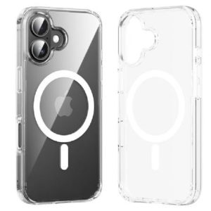Capa Rígida com Magsafe Vention KUGT0-30/ Compatível com iPhone 16 Pro/ Transparente