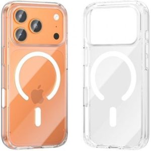 Capa Rígida com MagSafe Vention Concise Impact KVBTCB-30/ Compatível com iPhone 17 Pro/ Transparente