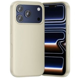 Capa de Silicone com MagSafe Vention KVCNCD-40/ Compatível com iPhone 17 Pro Max/ Bege