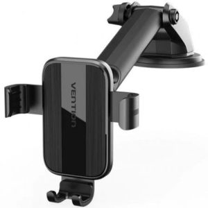 Suporte de Smartphone para Automóvel Vention KCOB0/ Preto