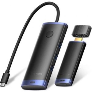 Adaptador/Transmissor de vídeo sem fios USB Tipo-C 3.2 para HDMI Vention TPVBB / 60W