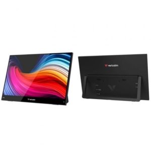 Monitor Portátil Táctil Verbatim Touch Light 15.6"/ Full HD/ Multimédia/ Preto