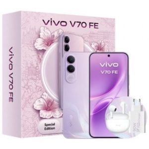 Smartphone Vivo V70 FE 8GB/256GB/6.83"/5G/Roxo/Inclui Carregador + Auriculares
