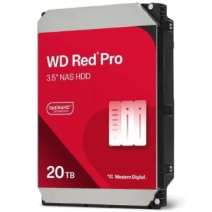 Disco Rígido Western Digital WD Red Pro NAS 20TB/ 3.5"/ SATA III/ 512MB