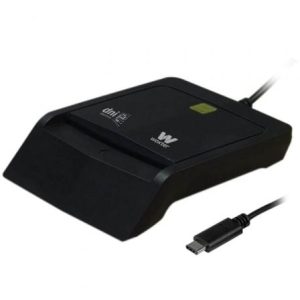 Leitor de Cartão de Cidadão e Cartões Woxter PE26-200/ USB Tipo-C/ Preto