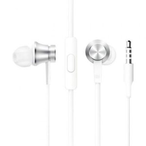 Auscultadores Intra-auriculares Xiaomi Mi In Ear Basic/ com Microfone/ Jack 3.5/ Prateados