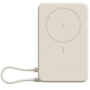 Powerbank Magnético Xiaomi 10000mAh/ Sem Fios/ Bege