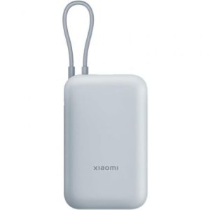 Powerbank 10000mAh Xiaomi Power Bank Cabo Integrado/ 22.5W/ Azul/ Inclui Cabo USB Tipo-C