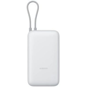 Powerbank 20000mAh Xiaomi Power Bank Cabo Integrado/ 22.5W/ Branco/ Inclui Cabo USB Tipo-C