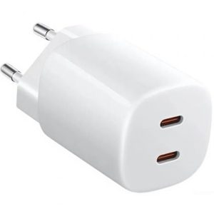 Carregador de Parede Xiaomi 45W Nano Turbo Charging Power Adapter/ 2xUSB Tipo-C/ 45W