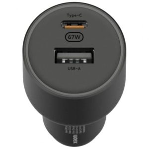 Cargador de Coche Xiaomi 67W USB-A Tipo-C/ 1xUSB-A/ 1xUSB Tipo-C/ 67W