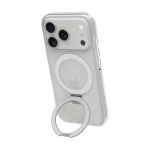 dbramante1928 Iceland Ultra - Cobertura protectora para telemóvel - MS kick - compatibilidade MagSafe - plástico, D3O - claro - para Apple iPhone 17 Pro, 18 Pro