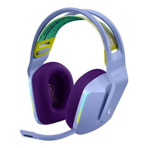 Logitech G G733 LIGHTSPEED Wireless RGB Gaming Headset - Auscultadores - tamanho completo - 2,4 GHz - sem fios - lilás
