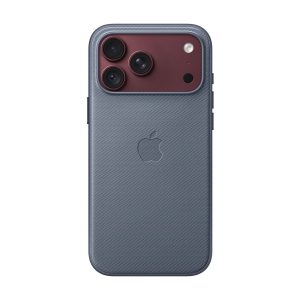 Apple - Cobertura protectora para telemóvel - compatibilidade MagSafe - TechWoven - chambray azul - para iPhone 18 Pro Max