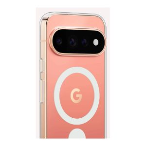 Google - Cobertura protectora para telemóvel - policarbonato, poliuretano termoplástico (TPU) - claro - para Pixel 11 Pro XL