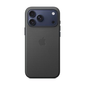 Apple - Cobertura protectora para telemóvel - compatibilidade MagSafe - TechWoven - preto - para iPhone 17 Pro Max