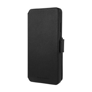 dbramante1928 Lynge - Capa flip cover para telemóvel - magnet - compatibilidade MagSafe - couro com granulação plena - preto - para Samsung Galaxy S26 Ultra