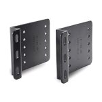 APC - Kit de suporte de bastidor - preto - 0U