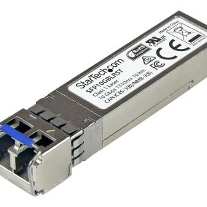 Startech MSA Uncoded Compatible SFP+ Module, 10GBASE-LR, 10GbE Single Mode (SMF) Fiber Optic Transceiver, 10GE Gigabit Ethernet SFP+, LC Connector, 10km, 1310nm, DDM, Mini GBIC Module (SFP10GBLRST) - Módulo de transceptor SFP+ - 10GbE - 10GBase-LR -